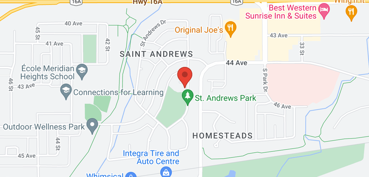 map of 426 ST. ANDREWS PL